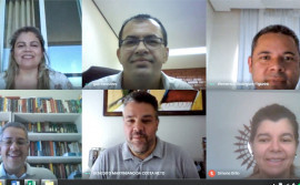 Controladoria e Tribunal de Contas discutem, por meio de videoconferência, demandas dos controles externo e interno