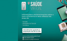 Atendimento psicológico é o serviço mais procurado no projeto Saúde Virtual