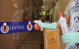 Unitins adota protocolo de higienização e desinfecção para prevenir contaminação da Covid-19
