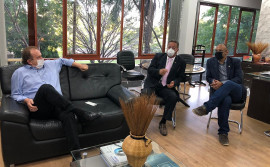 Secretaria da Indústria, Comércio e Serviços recebe visita do governador Mauro Carlesse