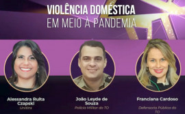 Violência doméstica em meio à pandemia é tema de live que contou com a participação da Polícia Militar