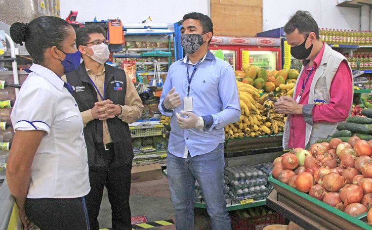 Operação de prevenção à Covid-19 percorre estabelecimentos comerciais de Palmas, Araguaína e Gurupi nesta terça-feira, 02