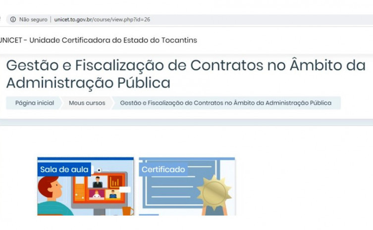 A capacitação será em ambiente virtual com certificação imediata pela Unicet