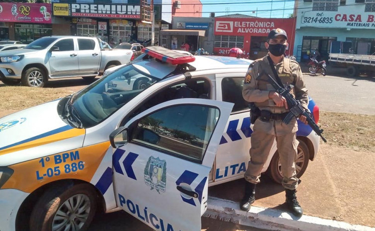 Equipes do 1º Batalhão da Polícia Militar foram empregadas nas ações ocorridas no Plano Diretor Norte da Capital'