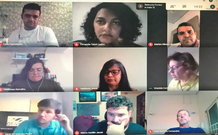 Webconferência sobre retomada das atividades turísticas reuniu integrantes do Foestur