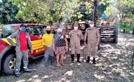 Bombeiros militares ajudam na prevenção de queimadas no Jalapão