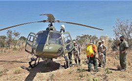 Em ação integrada, órgãos ambientais fiscalizam e combatem fogo na Serra de Lajeado