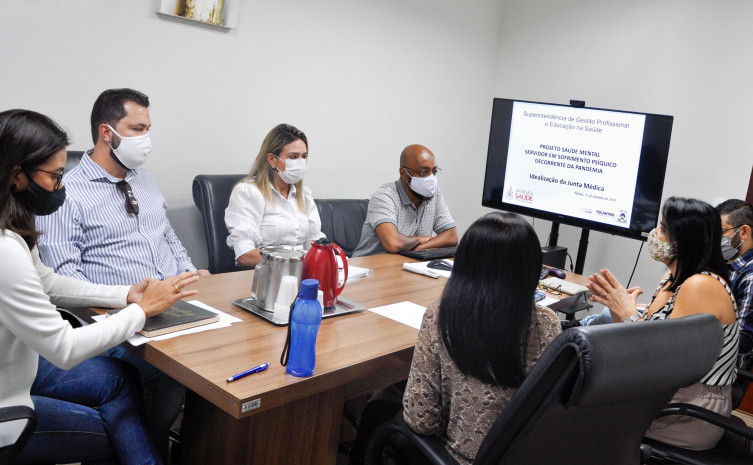 Representantes da Secad e Secretaria da Saúde discutem propostas para implantação do Projeto de saúde mental do servidor 