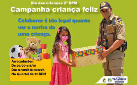 Em Araguaína, Polícia Militar do Tocantins lança a campanha Criança Feliz