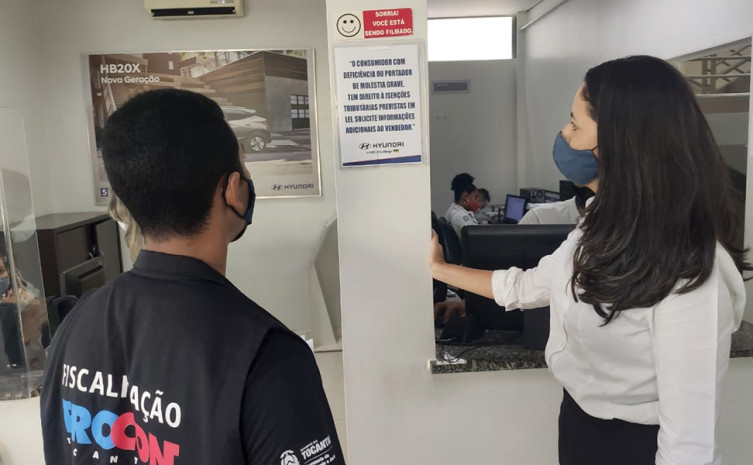 Procon realiza operação em 28 concessionárias, Palmas, Gurupi, Paraíso e Araguaína 