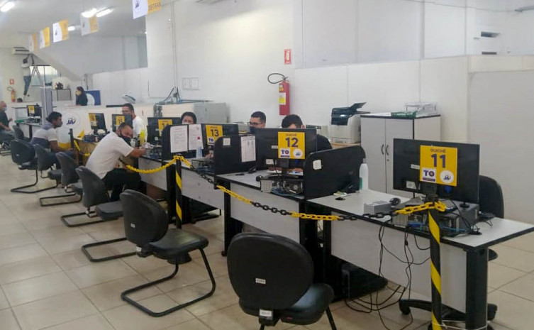 Nas duas unidades do É Pra Já, são respeitadas todas as medidas de segurança e prevenção para conter a propagação do novo Coronavírus