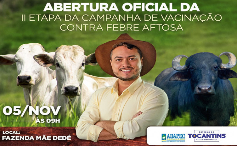 Nesta quinta-feira, 5, cadeia produtiva pecuária se reúne para abertura oficial da segunda etapa da campanha contra febre aftosa