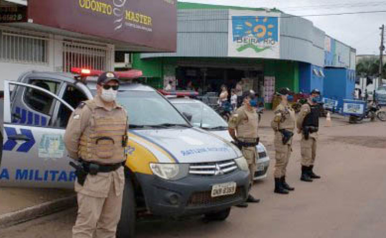 Reforço ao policiamento ostensivo tem contribuído para redução da criminalidade