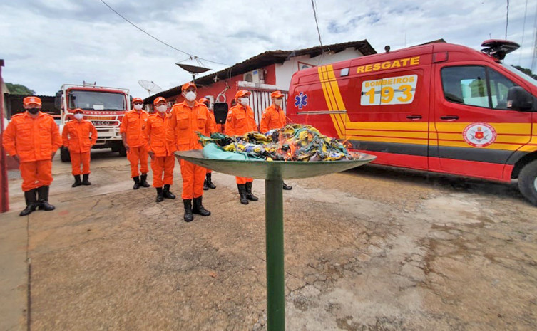 Em Palmas  a cerimônia reuniu os bombeiros militares que cumpriam escala na 1º BBM e o efetivo administrativo do Quartel do Comando Geral 
