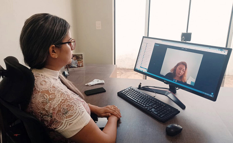 Corregedora da Secretaria da Saúde, Mayara Alves Maciel Lima Magalhães, foi uma das participantes curso