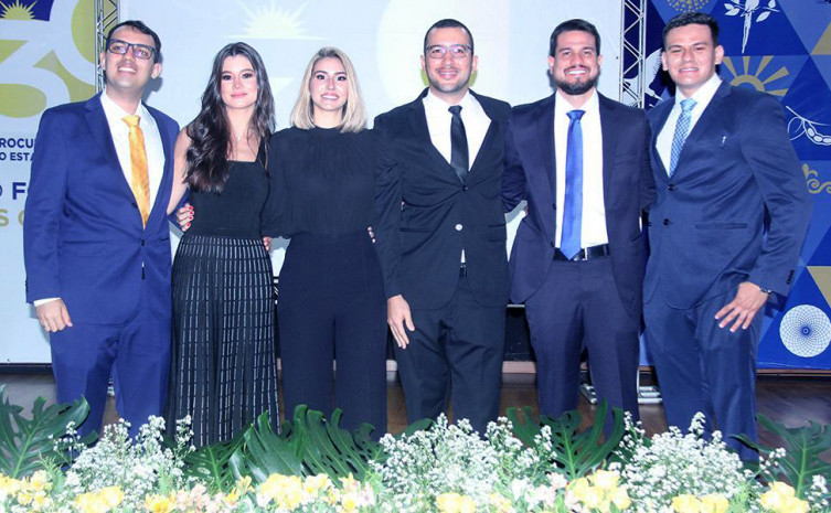 Novos procuradores foram aprovados no 3° concurso público para a Instituição e empossados em solenidade no auditório do Palácio Araguaia