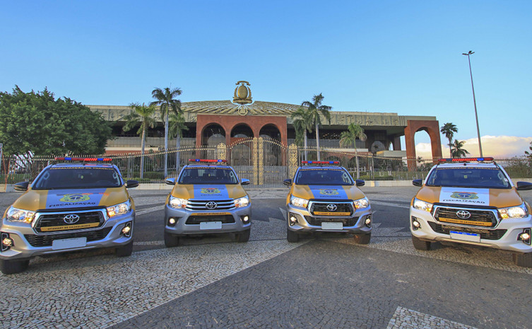 Novas viaturas da equipe de Fiscalização de Trânsito do Detran/TO