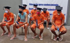 Unidade Penal de Augustinópolis realiza colação de grau da primeira turma de privados de liberdade concluintes do ensino médio