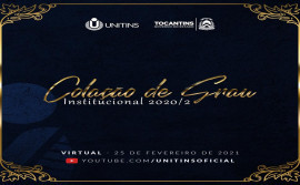 Unitins realiza colação de grau coletiva de forma virtual nesta quinta, 25