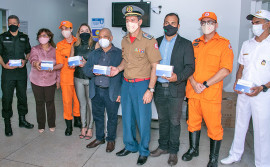 Corpo de Bombeiros Militar é contemplado com 2 mil kits de testagem rápida da Covid-19