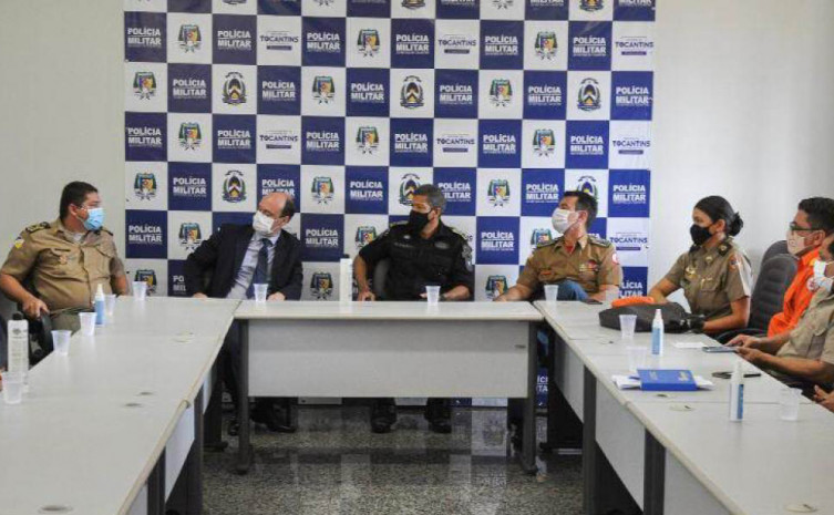A reunião ocorreu no quartel do Comando Geral da PM