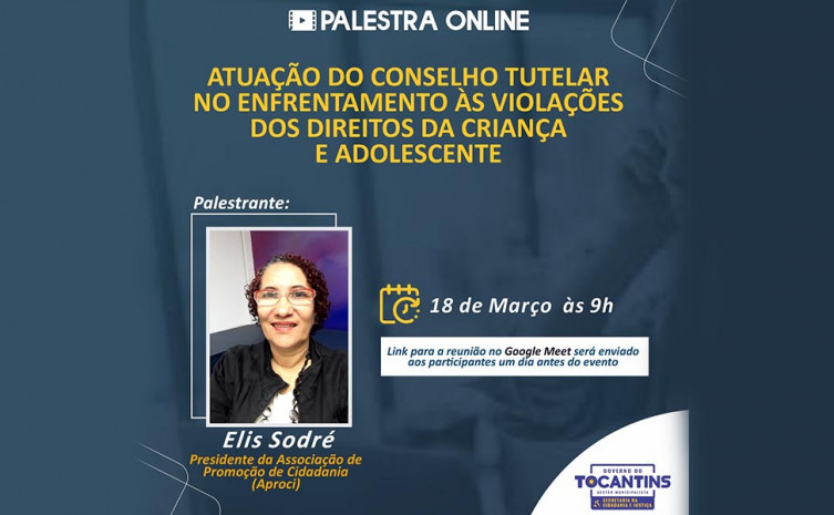A palestra sobre a atuação dos Conselhos Tutelares acontecerá de maneira virtual para rede proteção dos direitos da criança e adolescente de Pium