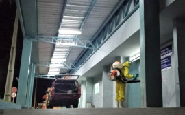 Corpo de Bombeiros e Defesa Civil Estadual continuam sanitização para evitar a disseminação da Covid-19 