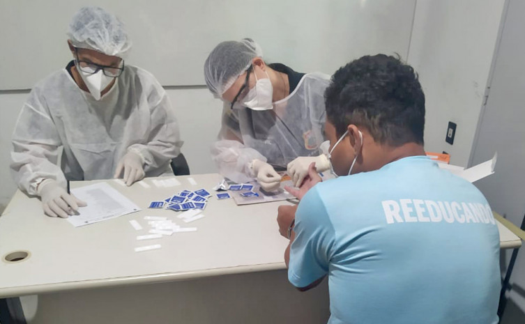 Unidade Penal de Tocantinópolis realizou teste para detecção de covid-19 nas pessoas privadas de liberdade