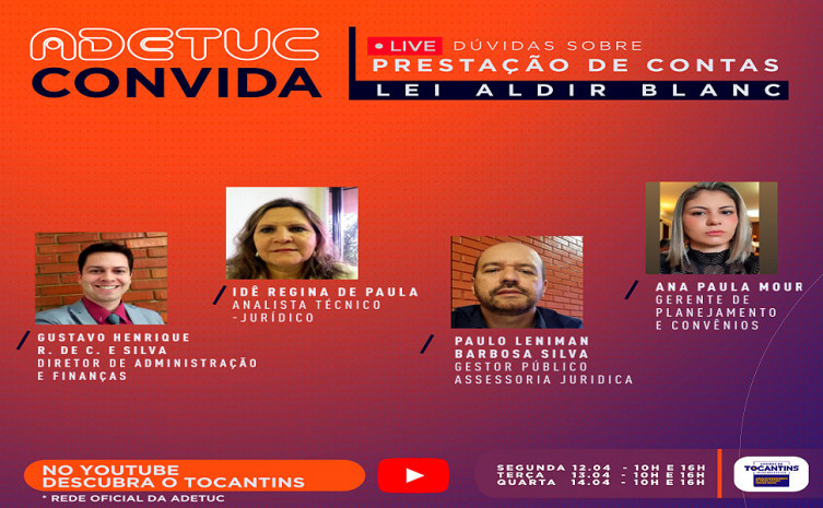Oficinas têm como propósito orientar os beneficiários sobre as regras que definem a prestação de contas dos recursos recebidos por meio da Lei Aldir Blanc