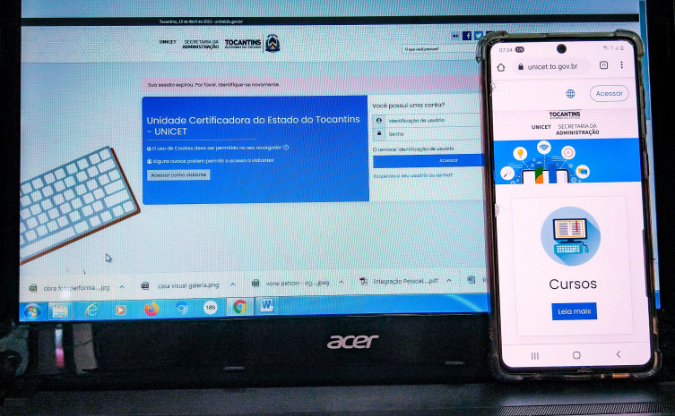 Todos os cursos são gratuitos e qualquer servidor pode se inscrever por meio da plataforma