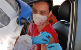 Corpo de Bombeiros Militar recebe primeira dose da vacina contra a Covid-19