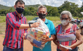 Famílias das zonas rurais de Porto Nacional e região agradecem ao Governo do Tocantins por doações de alimentos