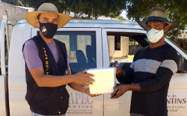 Doses de vacina contra febre aftosa doadas pelo Governo do Tocantins são entregues às comunidades quilombolas em Mateiros e Santa Tereza