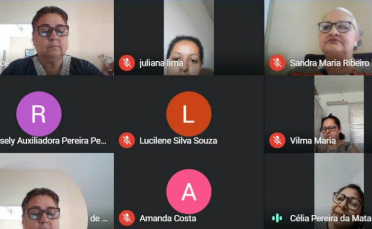  A reunião obedeceu aos protocolos de segurança contra a Covid-19 