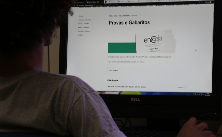 O gabarito pode ser acessado na página do participante do Encceja