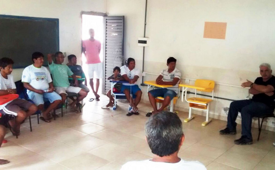 Superintendente de Desenvolvimento  Raul Freitas, mobiliza indígena  para consulta pública. Foto divulgação.jpg
