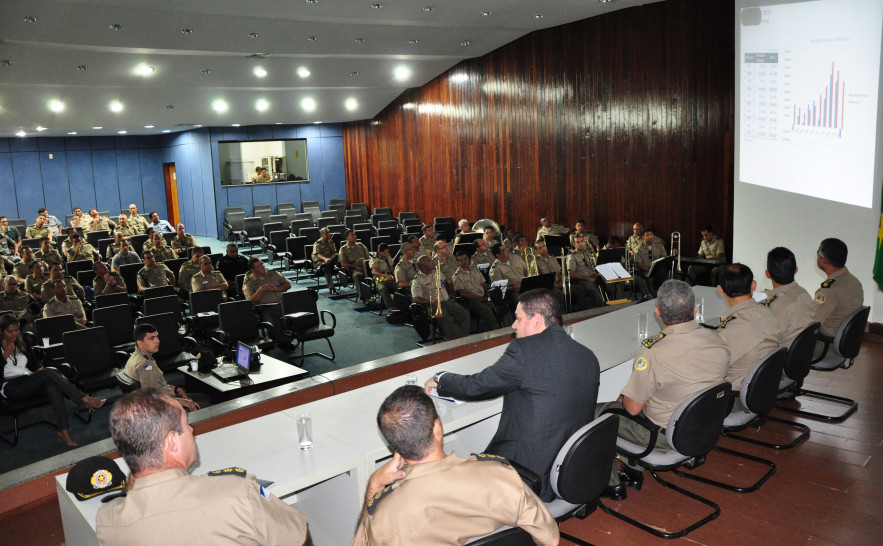 Secretário da Fazenda palestra sobre limite financeiro do Estado em evento de gestores da Polícia Militar do Tocantins