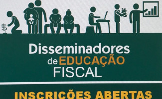 Estão abertas inscrições para o curso Disseminadores de Educação Fiscal 2018