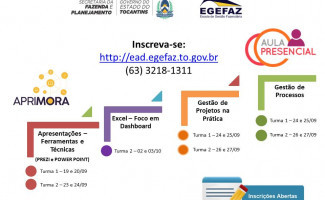 Egefaz abre inscrições para novos cursos presenciais