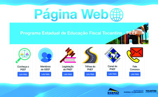 GEEF Tocantins lança página web do Programa Estadual de Educação Fiscal