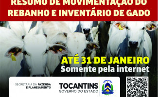 Prazo para entrega da declaração anual de rebanho termina dia 31 de janeiro