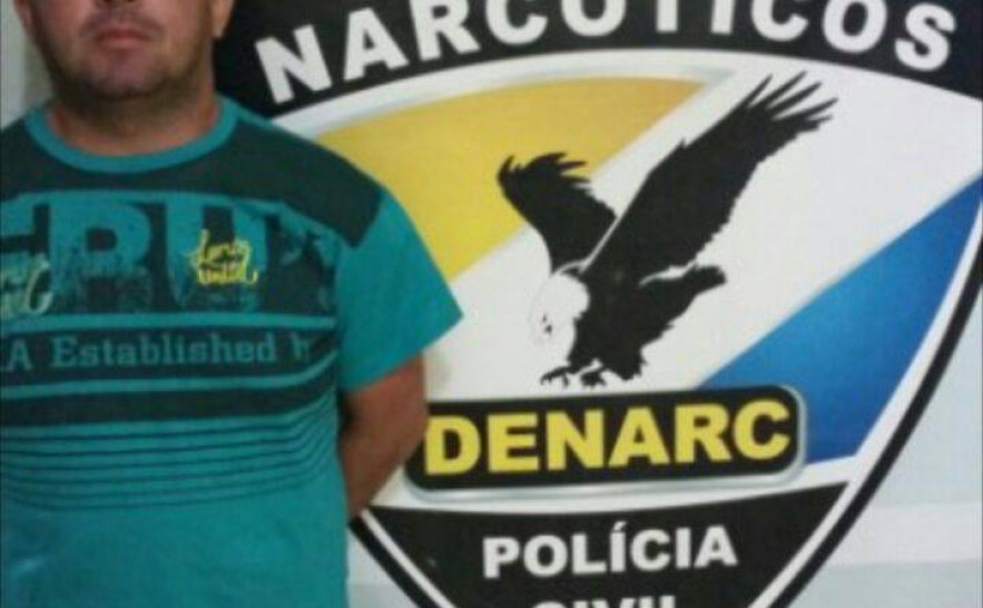 Prisão de suspeito de tráfico de tráfico de drogas