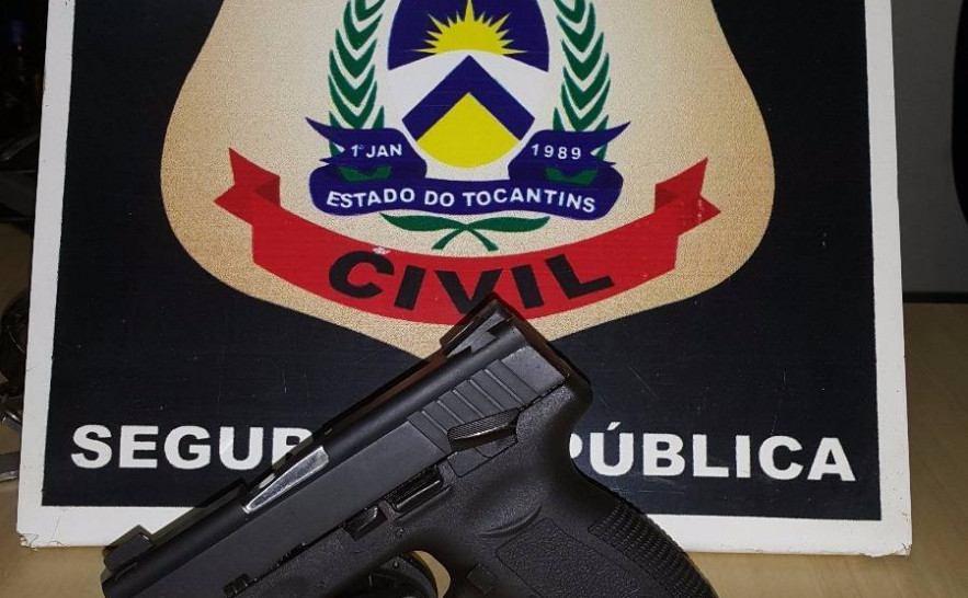 Arma apreendida em poder de suspeito de tráfico em Colinas