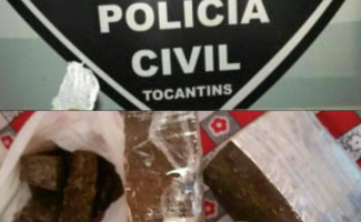 Polícia civil prende homem por tráfico de drogas e apreende quase um quilo de maconha