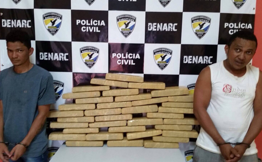 Denarc apreende 40 quilos de drogas em Palmas
