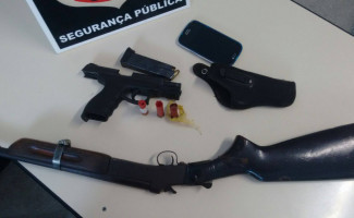 Polícia Civil recupera armas de fogo furtadas em Miracema