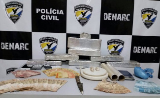 Casal é preso com aproximadamente oito quilos de maconha em Palmas