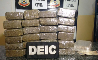 Mais de 20 quilos de drogas são apreendidos com adolescente em Gurupi