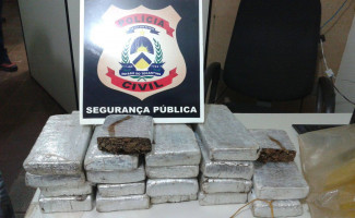 Polícia civil apreende 25 quilos de maconha em Colinas do Tocantins