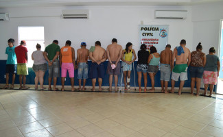 Polícia civil prende 15 pessoas em última fase da Operação Blackmau em Guaraí